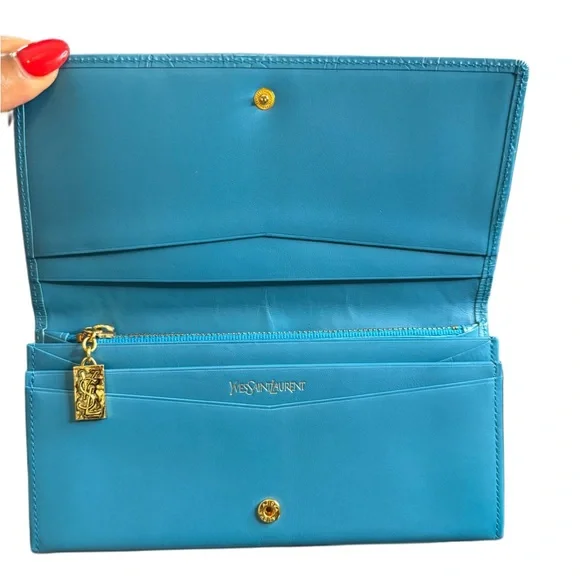 YVES SAINT LAURENT "YSL" Long Wallet - Picture 6 of 11